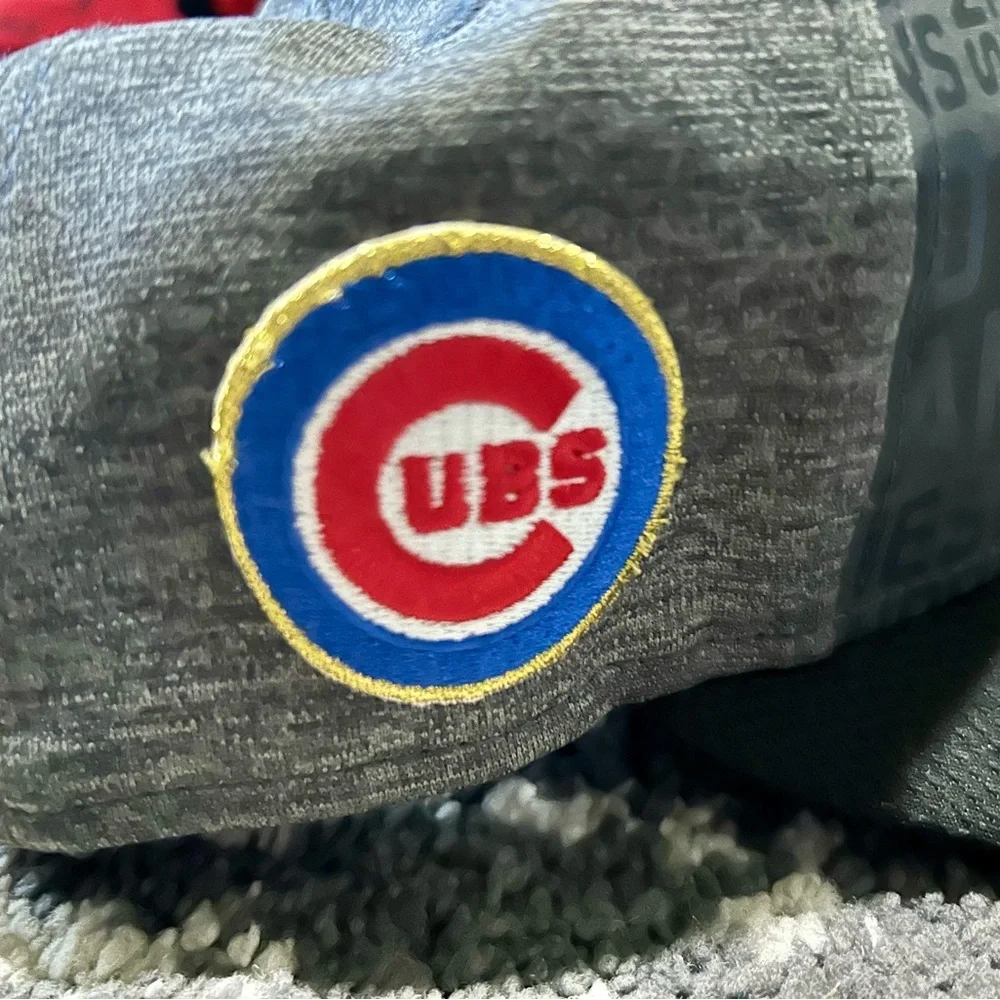 59Fifty New Era Cubs 2016 World Series Black and Gray Cap with Trophy MLB Hat